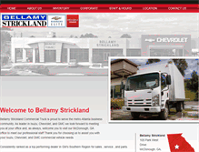 Tablet Screenshot of bellamytrucks.com
